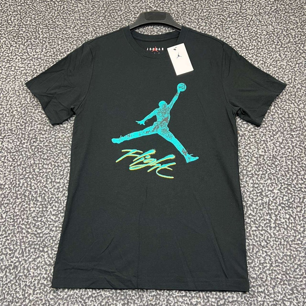 Air Jordan Flight Shirt Men Small Jumpman‎ Short Sleeve Crew Neck Cotton New S
